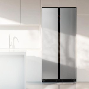 Amerikanischer Kühlschrank Cecotec Bolero CoolMarket SBS 436 SBI Inox E Kapazität von 436 Liter