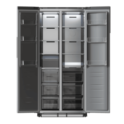 Amerikanischer Kühlschrank Cecotec Bolero CoolMarket SBS 436 SBI Inox E Kapazität von 436 Liter
