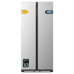 Amerikanischer Kühlschrank Cecotec Bolero CoolMarket SBS 436 SBI Inox E Kapazität von 436 Liter