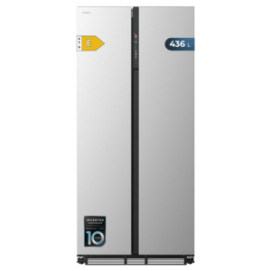 Amerikanischer Kühlschrank Cecotec Bolero CoolMarket SBS 436 SBI Inox E Kapazität von 436 Liter