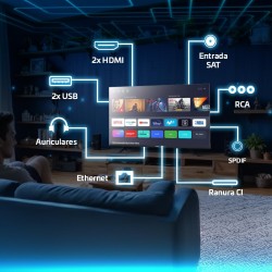 Fernseher ENGEL LE3295QLED 32" QLED HD mit Smart TV y WiFi