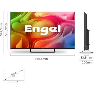 Fernseher ENGEL LE4395QLED 43" QLED HD mit Smart TV y WiFi