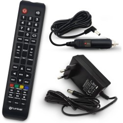Televisor Grunkel LED24IV2 24" HD Ready con Adaptador a 12V para Camper y Caravanas