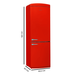 Frigorífico Combi Cecotec Bolero CoolMarket Combi Origin 294+ Red E Capacidad de 294 Litros