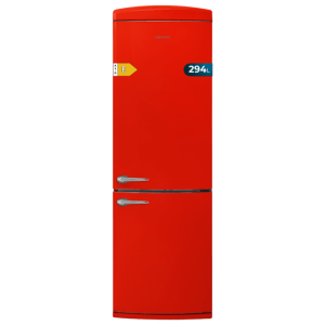 Kühlschrank Cecotec Bolero CoolMarket Combi Origin 294+ Red E Kapazität von 294 Liter