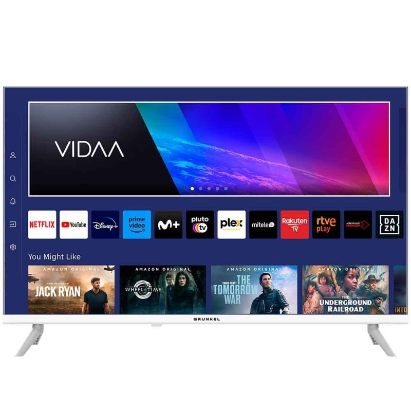 Fernseher GRUNKEL LED-3225VDBLANCO 32" LED HD mit Smart TV und WiFi