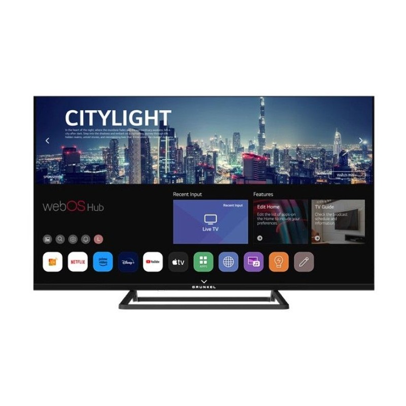 Fernseher GRUNKEL LED-4025QLEDW 40" QLED Full HD con Smart TV y WiFi