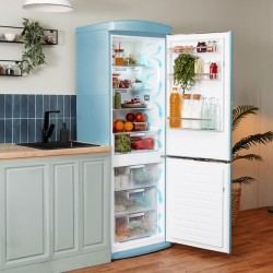 Kühlschrank Combi Cecotec Bolero CoolMarket Combi Origin 294+ Blue E Kapazität von 294 Liter