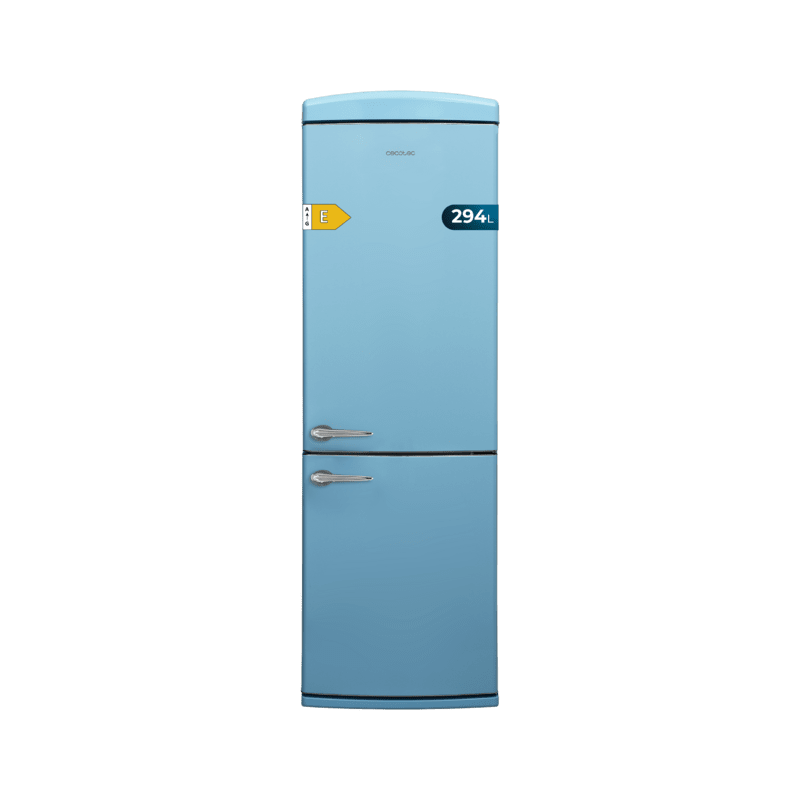 Kühlschrank Combi Cecotec Bolero CoolMarket Combi Origin 294+ Blue E Kapazität von 294 Liter