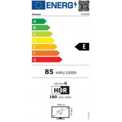 Fernseher Hisense 65U6NQ Mini-LED 65" 4K Ultra HD mit Smart-TV und WLAN