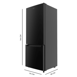 Frigorífico Combi Cecotec Bolero CoolMarket Combi 205 DF Black E Capacidad de 205 Litros