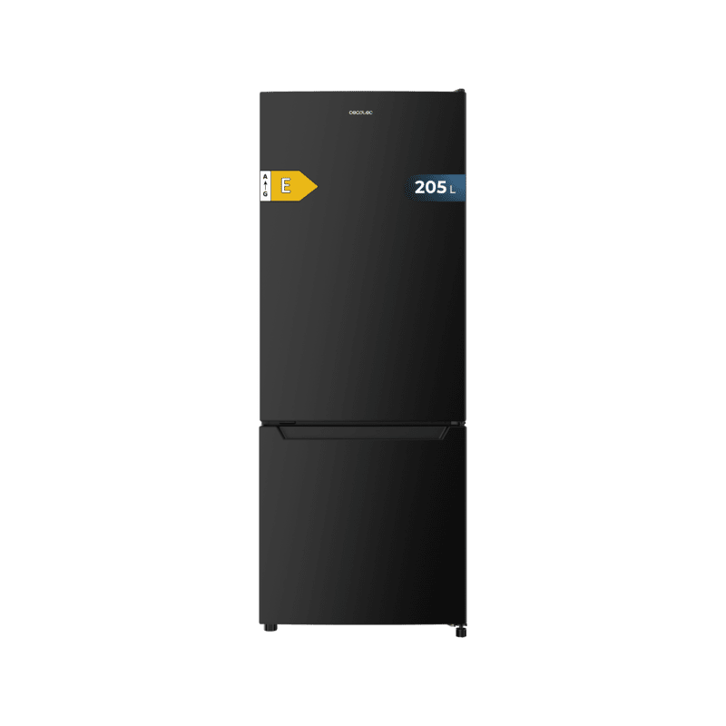 Frigorífico Combi Cecotec Bolero CoolMarket Combi 205 DF Black E Capacidad de 205 Litros Frigorífico Combi Cecotec Bolero CoolMarket Combi 205 DF Black E Capacidad de 205 Litros