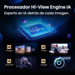 Televisor Hisense 55E8Q Mini-LED 55" 4K Ultra HD con Smart TV y WiFi