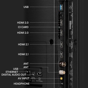 Televisor Hisense 75U7KQ Mini-LED Quantum Dot 75" 4K Ultra HD con Smart TV y WiFi