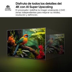 Televisor LG 55QNED82A6B QNED 55" 4K Ultra HD con Smart TV y WiFi