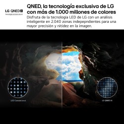 Televisor LG 55QNED82A6B QNED 55" 4K Ultra HD con Smart TV y WiFi