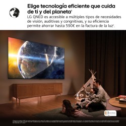 Televisor LG 55QNED82A6B QNED 55" 4K Ultra HD con Smart TV y WiFi