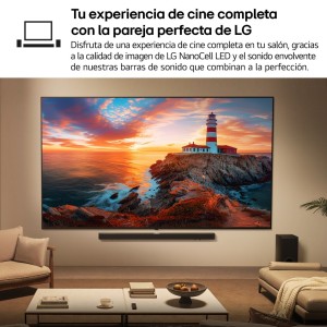 Televisor LG 55QNED82A6B QNED 55" 4K Ultra HD con Smart TV y WiFi