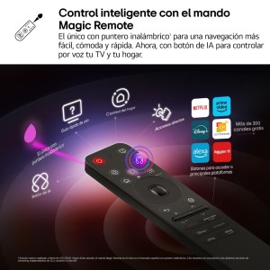 Televisor LG 55QNED82A6B QNED 55" 4K Ultra HD con Smart TV y WiFi
