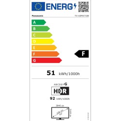 Panasonic TX43MX710E 43" 4K Ultra HD Fernseher mit Smart TV und WiFi