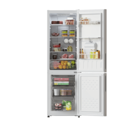 Frigorífico Combi Cecotec Bolero CoolMarket Combi 250 WD White Glass D Capacidad de 250 Litros