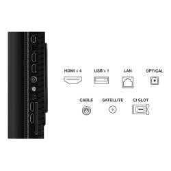 Fernseher TCL 55P8K 55" QLED 4K Ultra HD mit Smart TV und WiFi