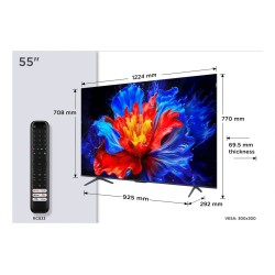 Fernseher TCL 55P8K 55" QLED 4K Ultra HD mit Smart TV und WiFi