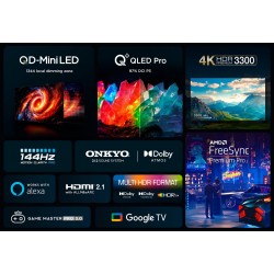 Televisor TCL 65C855 65" Mini-LED 4K Ultra HD con Smart TV y WiFi