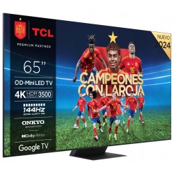 Televisor TCL 65C855 65" Mini-LED 4K Ultra HD con Smart TV y WiFi