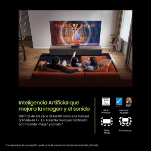 Televisor Samsung TQ55Q7FAAUXXC QLED UHD 55" 4K Ultra HD con Smart TV y WiFi