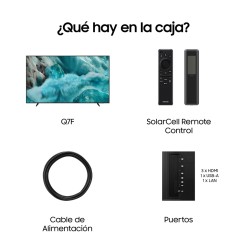 Televisor Samsung TQ75Q7FAAUXXC QLED UHD 75" 4K Ultra HD con Smart TV y WiFi