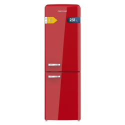 Kühlschrank Combi Cecotec Bolero CoolMarket Combi Origin 231 NF Red E Kapazität von 231 Liter