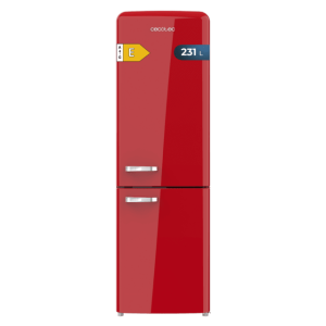 Kühlschrank Combi Cecotec Bolero CoolMarket Combi Origin 231 NF Red E Kapazität von 231 Liter