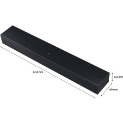Barra de Sonido con Bluetooth Samsung HW-C400/ZF