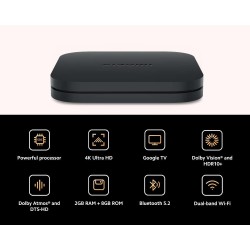 Xiaomi TV Box S (2nd Gen) 4K Ultra HD Streaming Media Player