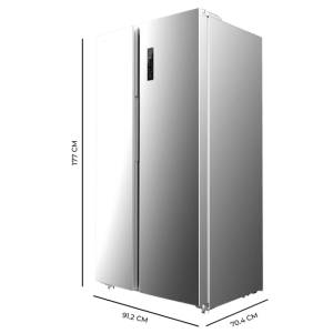 Frigorífico Americano Cecotec Bolero CoolMarket SBS 562 Inox E Capacidad de 562 Litros