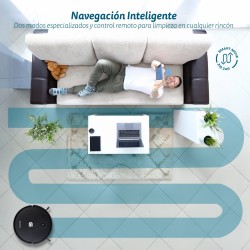 Saugroboter Grunkel I-DANCERGYRO Roboter Staubsauger  2 in 1 mit Gyroscopic Navigation und WiFi