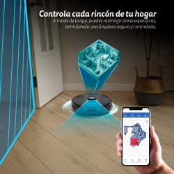Saugroboter Grunkel I-DANCERTURBOLASER 2 in 1 mit Laser-Navigation und WiFi