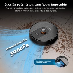 Saugroboter Grunkel I-DANCERTURBOLASER 2 in 1 mit Laser-Navigation und WiFi