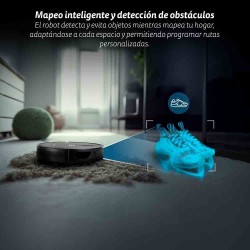 Saugroboter Grunkel I-DANCERTURBOBRUSH 2 in 1 mit Laser-Navigation und WiFi