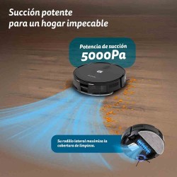 Saugroboter Grunkel I-DANCERTURBOBRUSH 2 in 1 mit Laser-Navigation und WiFi