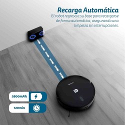 Saugroboter Grunkel I-DANCERTURBOBRUSH 2 in 1 mit Laser-Navigation und WiFi