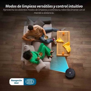 Robot Aspirador Grunkel I-DANCERTURBOBRUSH 2 en 1 con Navegación Láser y WiFi