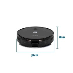 Saugroboter Grunkel I-DANCERTURBOBRUSH 2 in 1 mit Laser-Navigation und WiFi