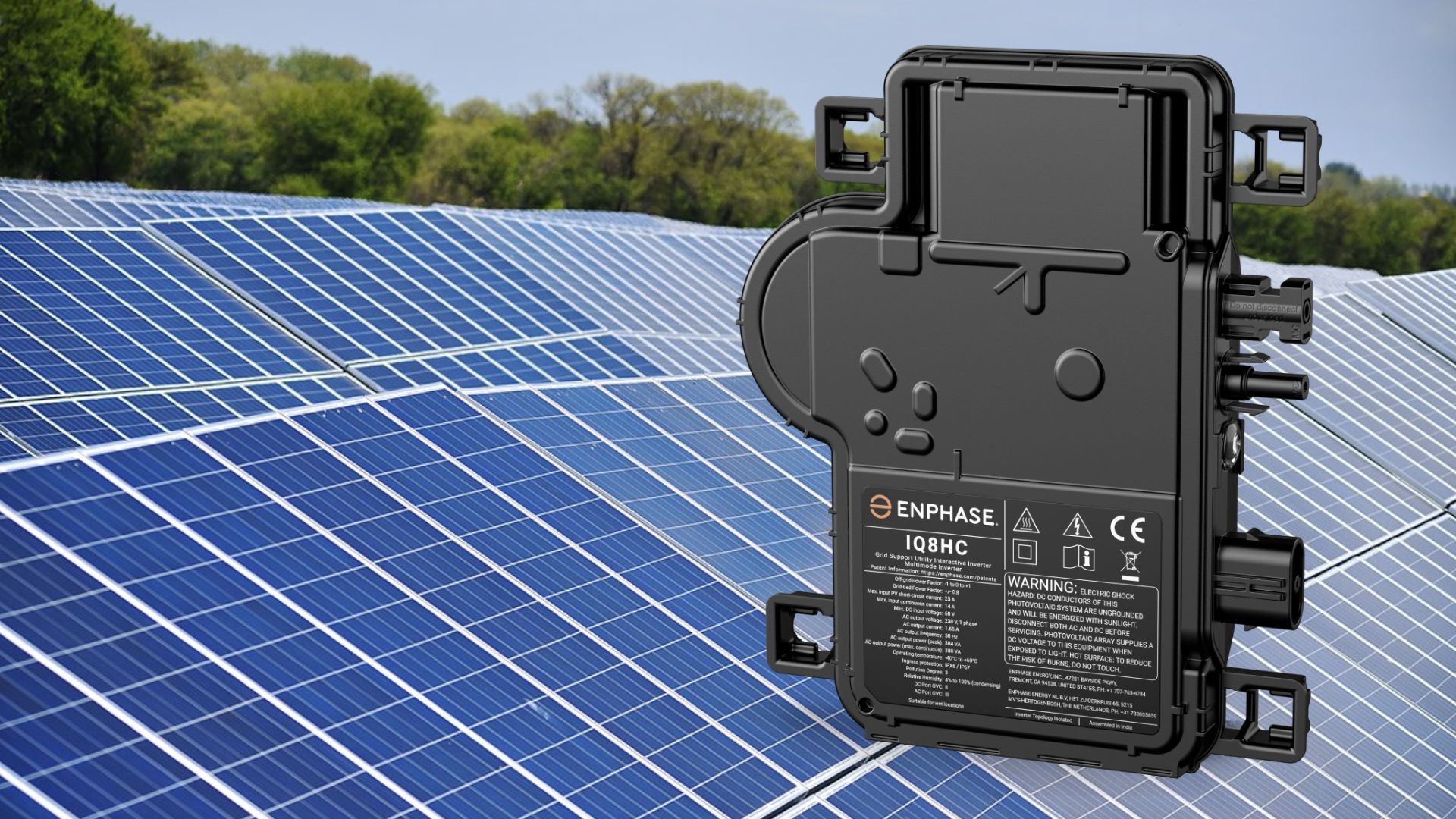 Optimiza tus paneles fotovoltaicos con el Microinversor ENPHASE IQ8-HC