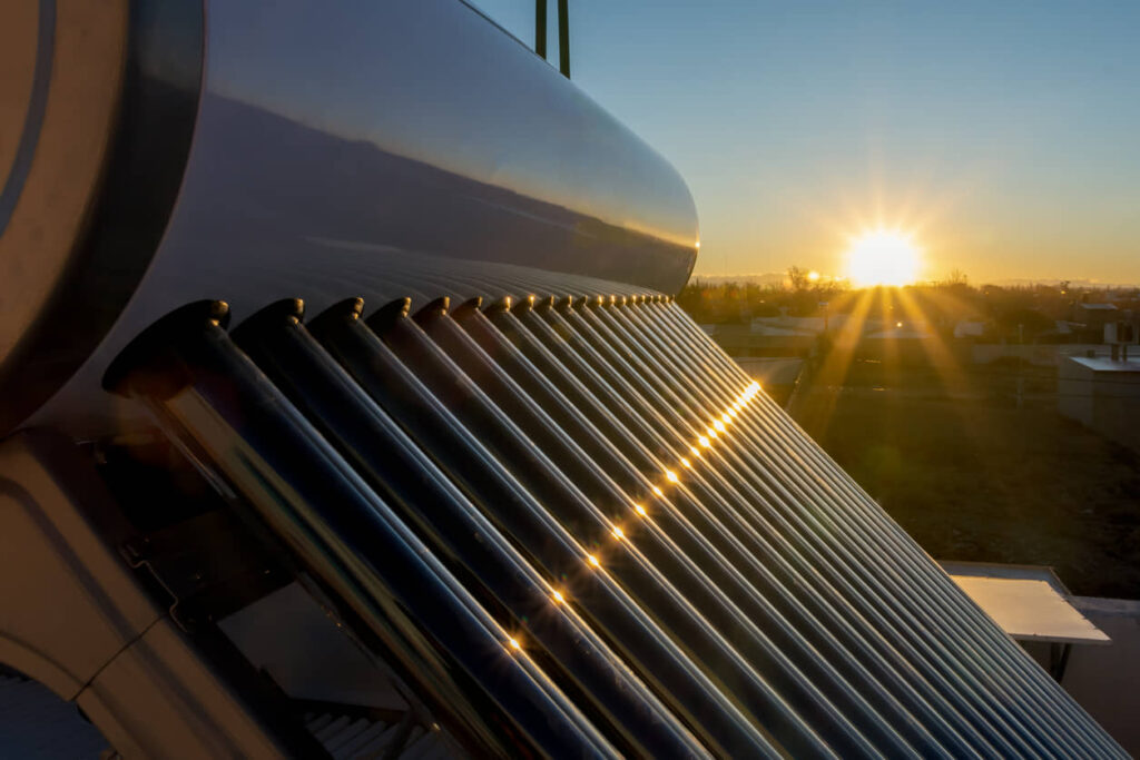 placas solares para calentar agua