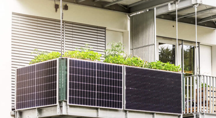 placas solares en terraza