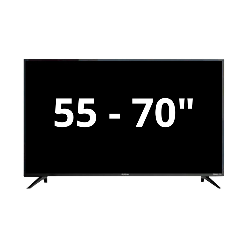 55 bis 70" TV